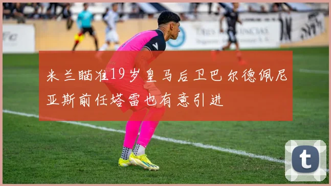 米兰瞄准19岁皇马后卫巴尔德佩尼亚斯前任塔雷也有意引进
